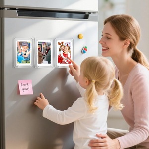 New Arrival Double Sided Magnetic Acrylic <strong>Picture</strong> <strong>Frame</strong> Refrigerator Magnet Display DIY Polaroid Film Custom <strong>Small</strong> Photo <strong>Frame</strong> - Product Image 5