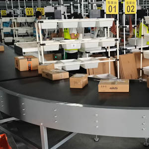 OEM endüstriyel Pvc eğrisi bant konveyör paslanmaz çelik 90 derece otomatik torna konveyör bant - Product Image 6