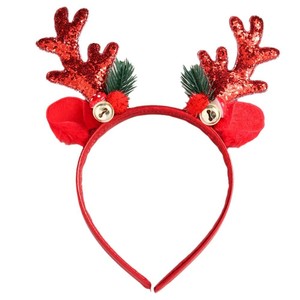 Serre-tête de Noël fait main transfrontalier, motif bois de <span class=keywords><strong>cerf</strong></span>, clochette et paillettes, pour adultes et enfants, accessoire de fête pour <span class=keywords><strong>cheveux</strong></span> - Product Image 5