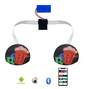 Véhicule voiture animé Led affichage des yeux sac à dos Smart APP contrô<span class=keywords><strong>le</strong></span> yeux clignotant écran moto équitation sac à dos yeux - Product Image 2
