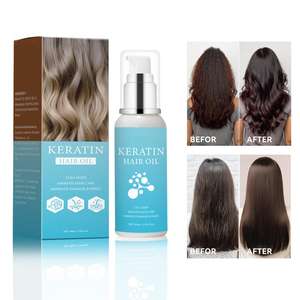 Sérum capillaire nourrissant à la kératine naturelle, anti-chute, sans silicone, 30 ml, adapté aux cheveux clairsemés - Product Image 2