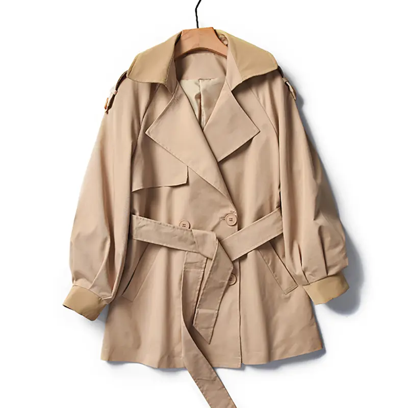 Manteau trench coat en vinyle pour femmes, nouveau produit JTF, vente en gros, vêtements à manches longues