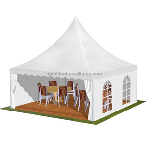 3X3M 4X4M 5X5M struttura in lega di alluminio bianco tenda a baldacchino Pagoda per la vendita - Product Image 6