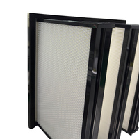 Filter Udara V Bank Efisiensi Tinggi Filter HVAC Filter HEPA Filter Lipat Tipe V Resistansi Rendah untuk Filtrasi Udara Industri