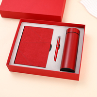 Promo Ensemble Cadeau Luxe A5 Personnalisable en Cuir PU : Carnet, Stylo, Mug Isotherme et Clé USB pour Entreprises