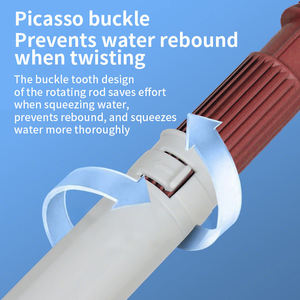 ללא ידיים עוטפת עצמית מוט פלדה טלסקופי נירוסטה מוט סיבובית מים עגול - Product Image 4