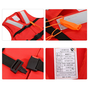 Chaleco salvavidas de espuma EPE <span class=keywords><strong>rojo</strong></span> naranja OEM barato <span class=keywords><strong>rescate</strong></span> acuático de buena calidad de fabricación para nadar pesca <span class=keywords><strong>en</strong></span> <span class=keywords><strong>el</strong></span> <span class=keywords><strong>mar</strong></span> - Product Image 5