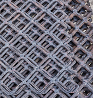 Maille de tamisage soudée en acier à haute teneur en manganèse - utilisée pour le criblage minier et la filtration de sable - personnalisable