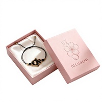 Boîte cadeau de luxe personnalisée en carton rigide avec tiroir coulissant pour bijoux, impression de logo sur mesure, vente en gros