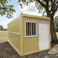 Maison mobile modulaire préfabriquée économique Rapid Box de 20 pieds, 2 à 3 chambres, maison préfabriquée pliable, maison préfabriquée en conteneur pliable