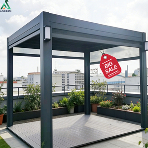<span class=keywords><strong>Pergola</strong></span> <span class=keywords><strong>bioclimatique</strong></span> en aluminium à prix direct <span class=keywords><strong>usine</strong></span>, toit à lames orientables, légère, économique, structure de jardin extérieure personnalisée - Product Image 3