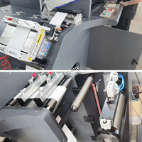 Imprimante d'étiquettes automatique pour films PET, PVC, PP, PE, BOPP, machine à vernis UV, imprimante numérique CMYKW, machine d'impression d'étiquettes en rouleau