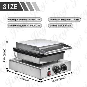 Macchina Professionale per Coni e Ciotole per Gelato 1750W, Antiaderente in Acciaio Inox per Gelaterie e Pasticcerie - Product Image 2