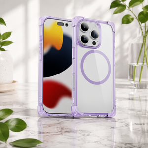 เคสใสกันเหลืองแบบไร้สายสำหรับ <span class=keywords><strong>iPhone</strong></span> 16 <span class=keywords><strong>Pro</strong></span> Max ป้องกันแรงกระแทก พร้อมแม่เหล็ก ขายส่ง - Product Image 1