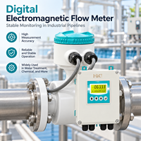 Alat Ukur Aliran Elektromagnetik Digital Presisi Tinggi 0,2% untuk Sistem Keamanan SIS, Diagnostik yang Ditingkatkan, Konduktivitas, Mag Meter