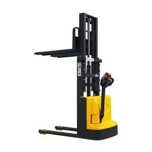 Electric Pallet Forklift Full Electric Pallet Stacker 2 Ton Hydraulic Walkie Stacker Forklift 1.5 Ton New Forklift