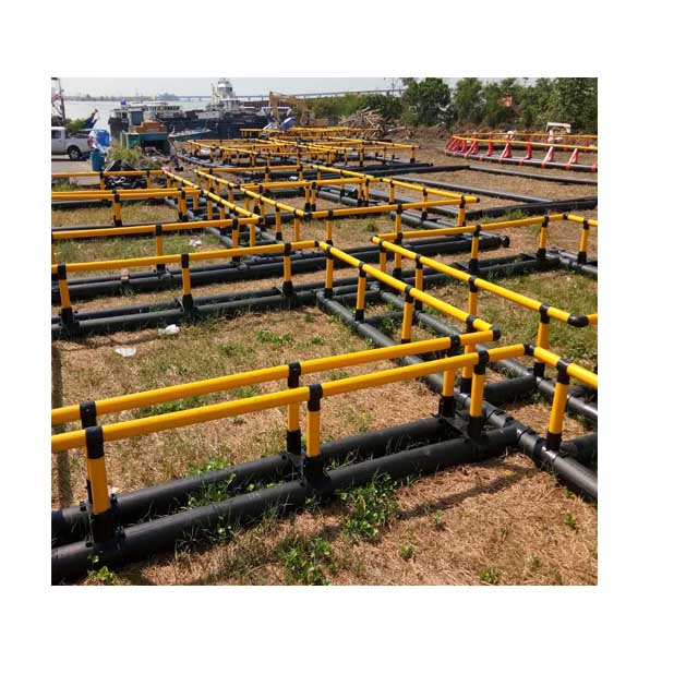9x9M square Hdpe Floating Aquaculture Traps for Agriculture Fish Farming
