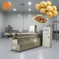 Ligne de traitement de protéines de soja texturées, machine d'extrusion TVP, équipement de formage de morceaux de soja pour usine alimentaire