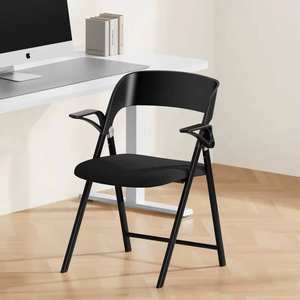 Silla Elevadora Moderna de Plástico HDPE, Plegable, con Marco de Hierro, Cómoda, para Comedor, Jardín, Exteriores, Comercios, Restaurantes, Oficinas y Conferencias - Product Image 6