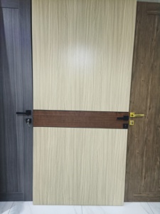 Portes d'intérieur insonorisées ignifuges étanches en WPC personnalisées - Product Image 3