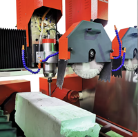 Machine de gravure sur pierre CNC à double tête KUNHENG, équipement de sculpture en relief multi-broches pour marbre et granit, graveur de relief sur pierre
