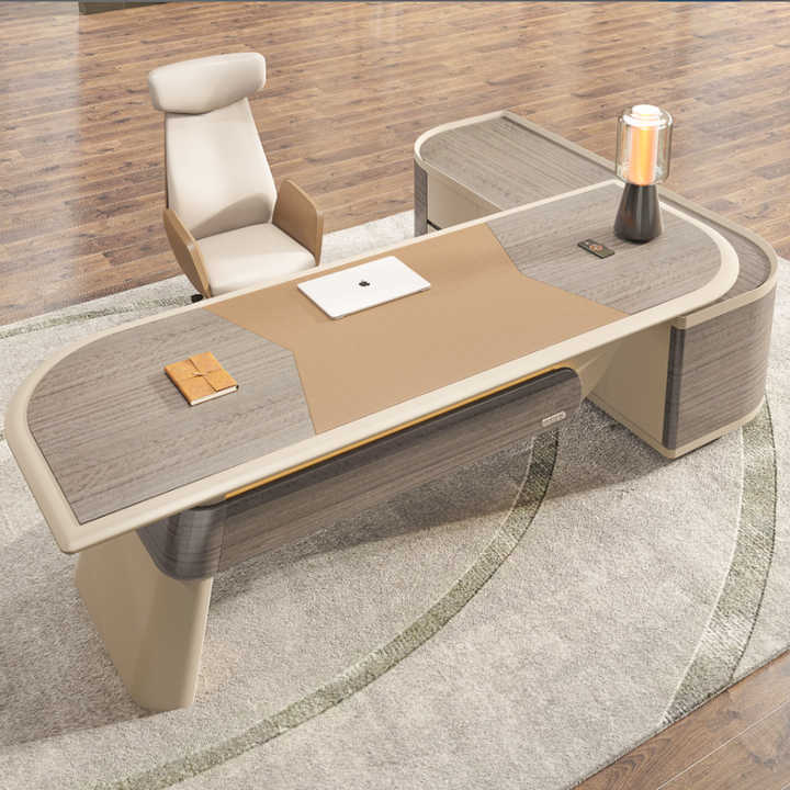 L Shaped Office Furniture - Modern Wooden Desks for Managers