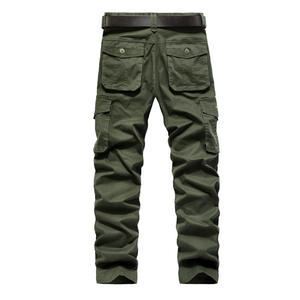Pantalons cargo pour hommes, pantalons décontractés grande taille avec poches en vente chaude - Product Image 4
