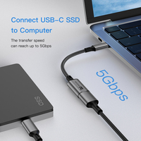 UNIEAN Venta al por mayor 2M 3M adaptador 3,2 USB C a USB 3A Tipo C Usb Cable de carga rápida Cables de datos para iPhones 15 pro Max