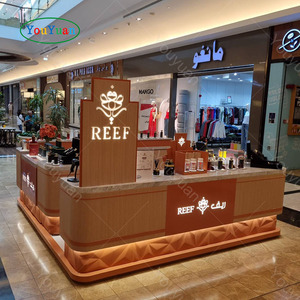 Tienda de cosméticos 3D de gama alta Diseño Decoración <span class=keywords><strong>Perfume</strong></span> de color negro Tienda de cosméticos Diseño <span class=keywords><strong>Ajmal</strong></span> <span class=keywords><strong>Perfume</strong></span> Kiosco - Product Image 3