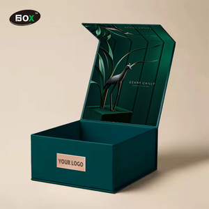 Iso9001 Cao Cấp Tùy Chỉnh Giấy Vàng Kraft Carton Từ Hộp Quà Tặng Có Thể Tái Chế Vẻ Đẹp Sang Trọng Quà Tặng Cứng Nhắc Hộp Giấy - Product Image 2