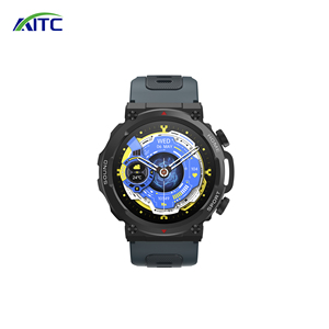 Montre connectée de suivi de santé, pression artérielle, ECG, capteur de température, moniteur SpO2, soins 24h/24, NFC, étanche IP67, carrée, 2025 - Product Image 2