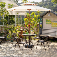 Meilleur ensemble de tables et chaises pliantes d'extérieur pour jardin, camping et pique-nique, rondes, en verre trempé et métal, pour repas en cour
