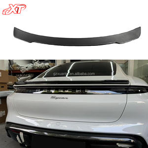 กันชนท้ายรถคาร์บอนไฟเบอร์ชุดบอดี้สปอยเลอร์สำหรับ Porsche taycan teachert TAIL Wing 19-23 - Product Image 1