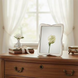 Elegante Cornice Portafoto con Perle 150x200 mm Design in Cristallo per Arredamento Casa - Product Image 3