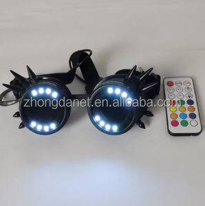 Gafas de caleidoscopio LED de moda sobre 350 modos luces intensas gafas DJ Rave fiesta de disfraces gafas de Halloween - Product Image 1