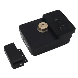 Ulw Wholesale Prijs Smart Lock Wifi App Controle Vingerafdruk Sleutelloos Ontgrendelen Tuya Slimme Deursloten Voor Houten Deur