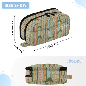 Hawaiian Custom Puakenikeni Lei Flower Waterproof <b>School</b> Pouch Case Design Kids <b>School</b> <b>Backpack</b> Essentials Organizer - Product Image 2