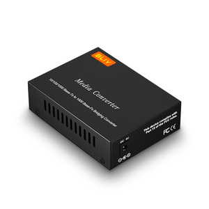 BLIY POE Fiber Optic Media Converter 10/100/1000M SFP RJ45 Single Mode <b>Adaptive</b> Ethernet Transceiver 1310nm 1550nm 20km Indoor - Product Image 4