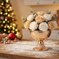 Vase à fleurs pour la décoration de mariage, ensembles de décoration pour le salon, décoration pour la Saint-Valentin, décoration de la maison, idées de cadeaux de Noël, cadeaux, artisanat