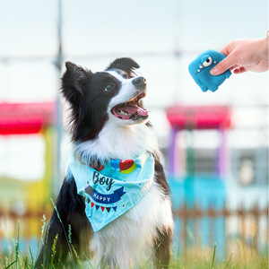 ของเล่นยางสำหรับสุนัขส่งเสียงดังเอี๊ยดเคี้ยวน่ารักเป็นมิตรกับสิ่งแวดล้อมดีไซน์คลาสสิกในบรรจุภัณฑ์ถุง - Product Image 3