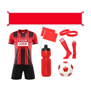 Articles officiels de club personnalisés Maillots d'entraînement de match Maillot de football à séchage rapide Ensemble complet d'équipe Kit d'uniformes de football pour hommes