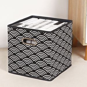 Panier de rangement pliable en tissu, organiseur pour vêtements sales, panier à linge avec poignées - Product Image 4