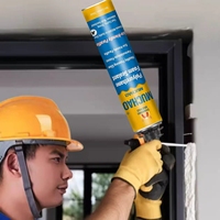 Espuma Expansiva de Poliuretano de un Solo Componente de 750 ml, Alta Resistencia, para Decoración del Hogar, Relleno de Huecos en la Construcción