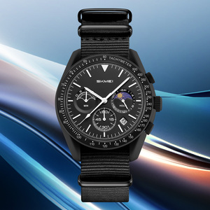 Reloj de Cuarzo de Lujo para Hombre de Alta Calidad, OEM/ODM, Logotipo Personalizado, Correa de Nailon, Resistente al Agua, Esfera Grande, Reloj de Pulsera de Moda, Venta al por Mayor en China - Product Image 2