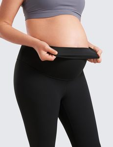 Leggings de <span class=keywords><strong>maternité</strong></span> CRZ YOGA Butterluxe en polyamide velours, 25 pouces, pour femme enceinte, doux, pour le sport, le yoga et les activités physiques. - Product Image 3