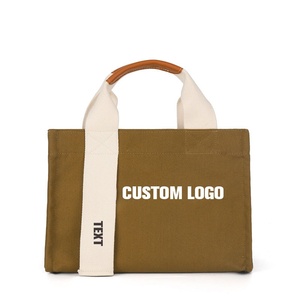 Bolsa de Compras de Algodón Reutilizable Personalizada al por Mayor, de Moda, para Exteriores, de Alta Calidad, con Logotipo Personalizado, Cierre de Cremallera/Hombro - Product Image 1