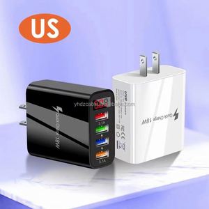 Chargeur de voyage numérique 5V3.1A avec affichage numérique, chargeur rapide multi-ports avec 4 USB pour téléphones mobiles Apple et Huawei - Product Image 3