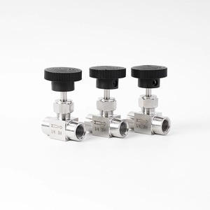 Vanne de régulation de débit manuelle en acier inoxydable 304/316L de 3/8\", filetage interne, vanne à aiguille droite pour la régulation du débit des instruments - Product Image 6