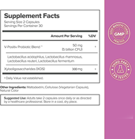 Probiotiques vaginaux pour femmes Équilibre du pH avec prébiotiques Mélange de probiotiques Lactobacillus Certificat COA Capsules vaginales féminines