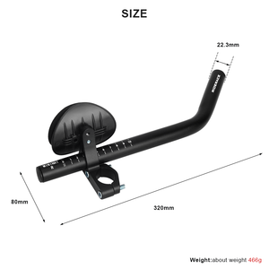 RIDERACE Bike Rest TT Handlebar Aero <strong>Bars</strong> for Triathlon Time Trial Tri <strong>Bars</strong> Aluminium Alloy MTB Road Bicycle Handle <strong>bar</strong> Aerobars - Product Image 6